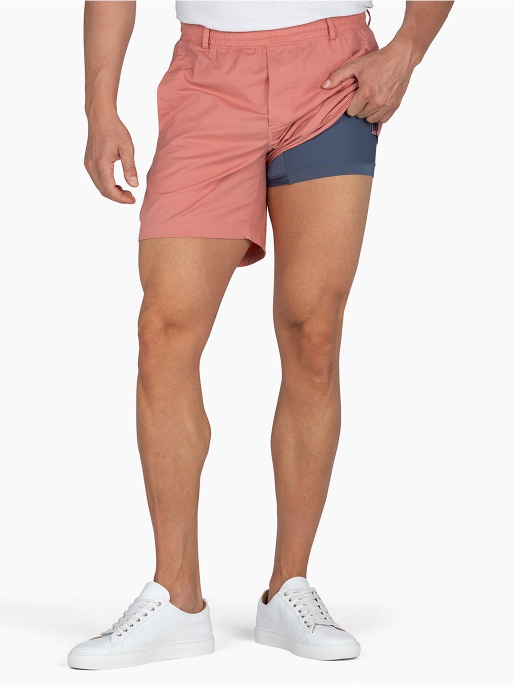 Mens Birddogs Lined Oxford Shorts 9” Long Inseam Nantucket Red 3XL